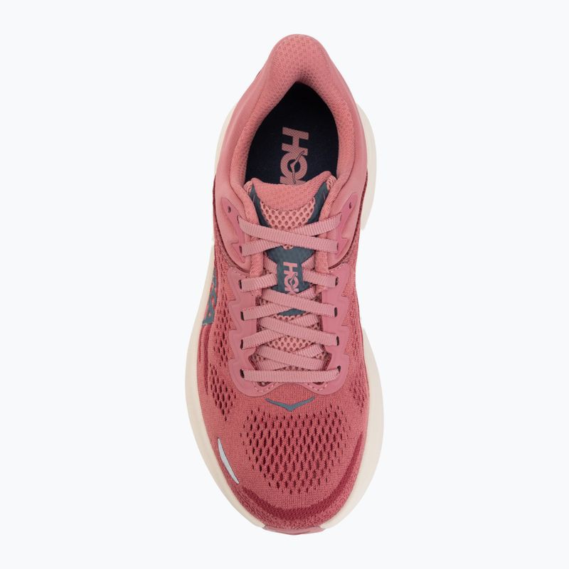 Damen-Laufschuhe HOKA Bondi 9 Wide lingonberry/cranberry 5