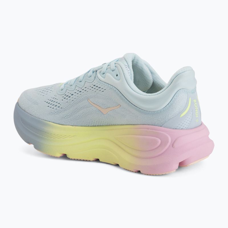 Laufschuhe für Damen HOKA Bondi 9 glimmering blue/overcast 3