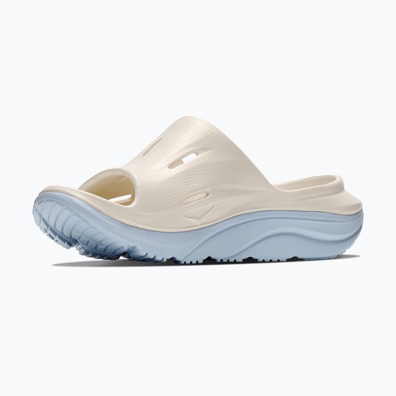 Badelatschen HOKA Ora Recovery Slide 3 alabaster/ambient blue 4