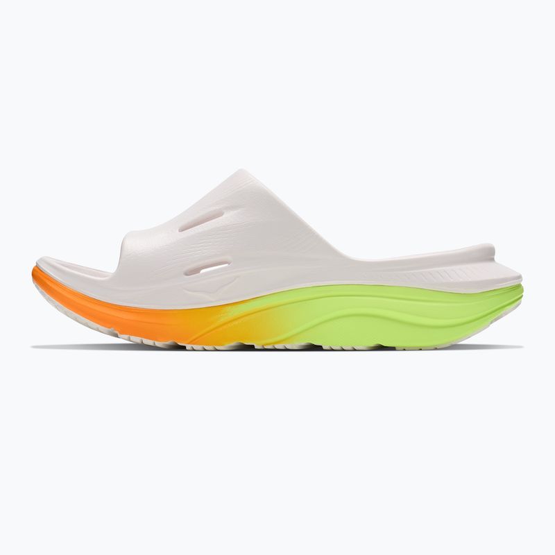 Badelatschen HOKA Ora Recovery Slide 3 white/neon yuzu 3