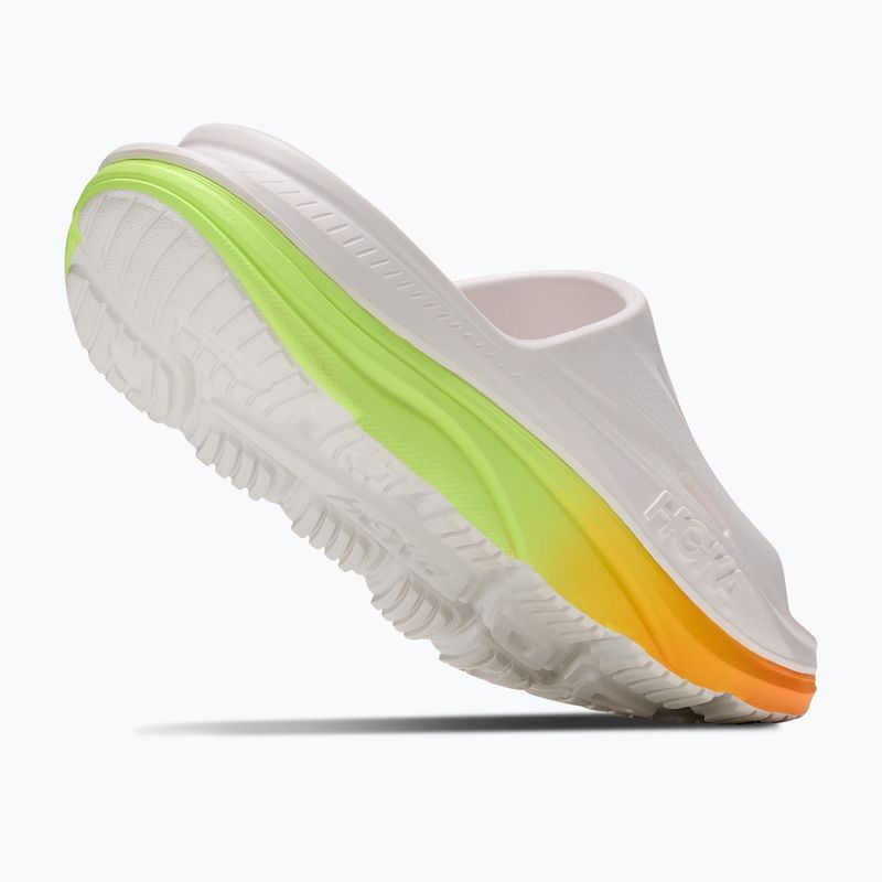 Badelatschen HOKA Ora Recovery Slide 3 white/neon yuzu 5