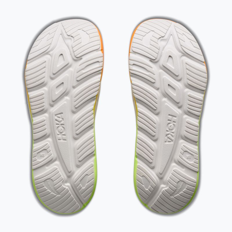 Badelatschen HOKA Ora Recovery Slide 3 white/neon yuzu 7