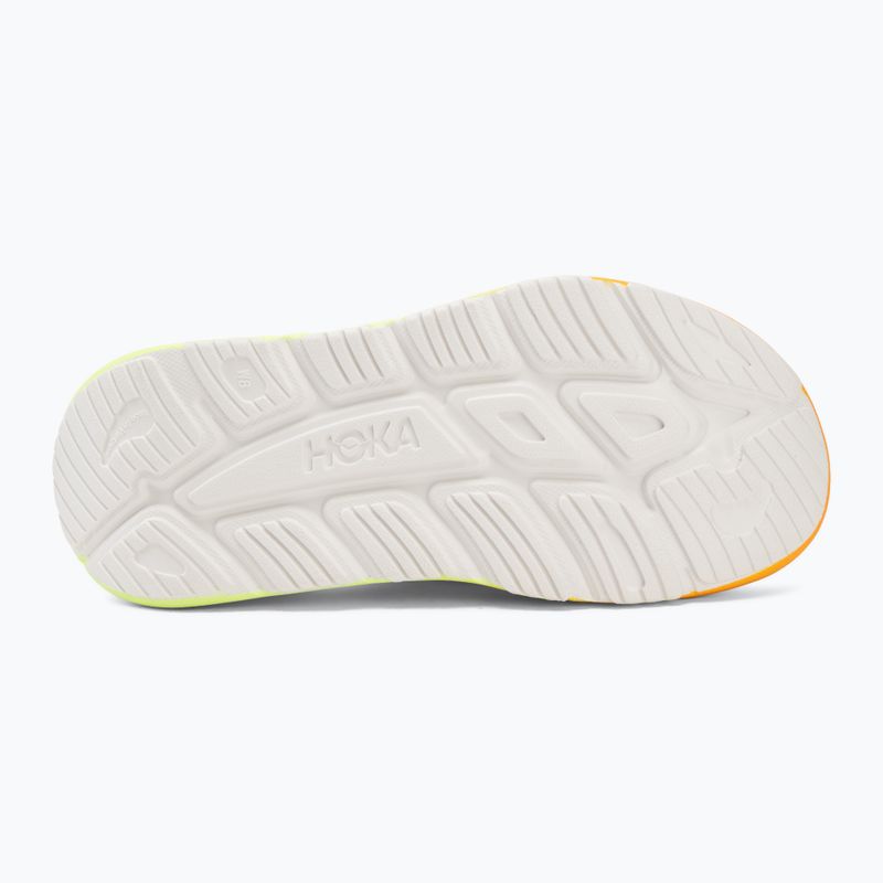 Badelatschen HOKA Ora Recovery Slide 3 white/neon yuzu 4