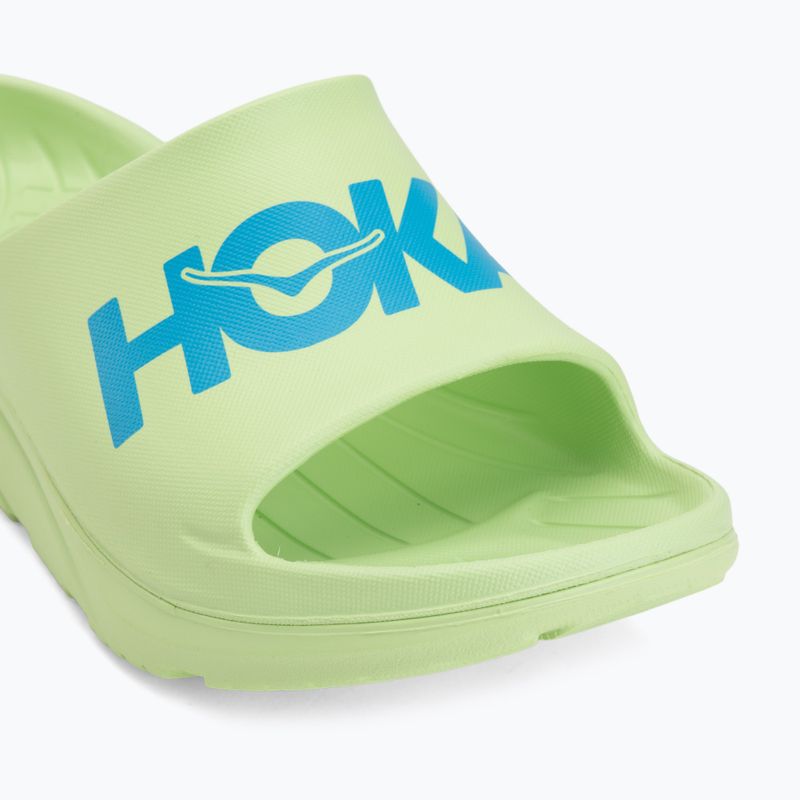 Badelatschen HOKA Ora Athletic tart apple/skyward blue 7