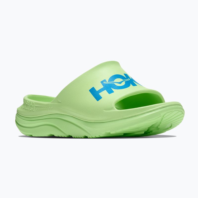 Badelatschen HOKA Ora Athletic tart apple/skyward blue