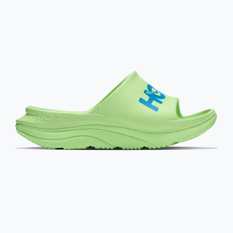 Badelatschen HOKA Ora Athletic tart apple/skyward blue 2
