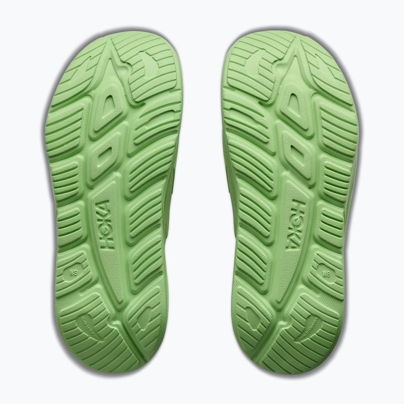 Badelatschen HOKA Ora Athletic tart apple/skyward blue 6