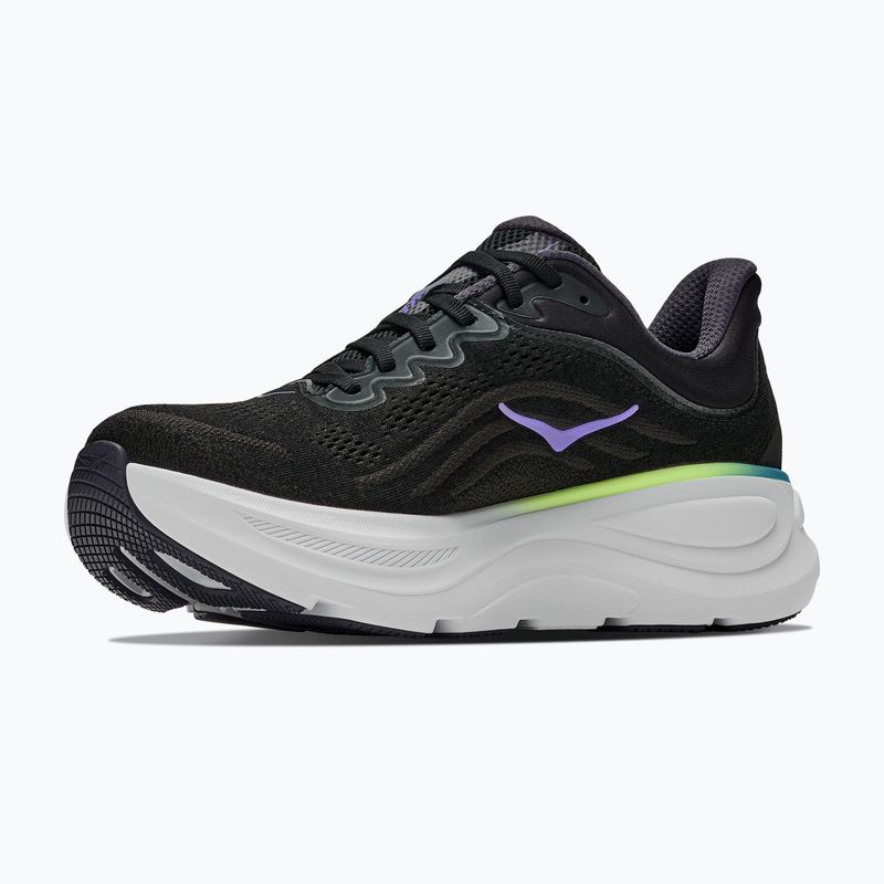 Herren-Laufschuhe HOKA Bondi 9 black/neon yuzu 2
