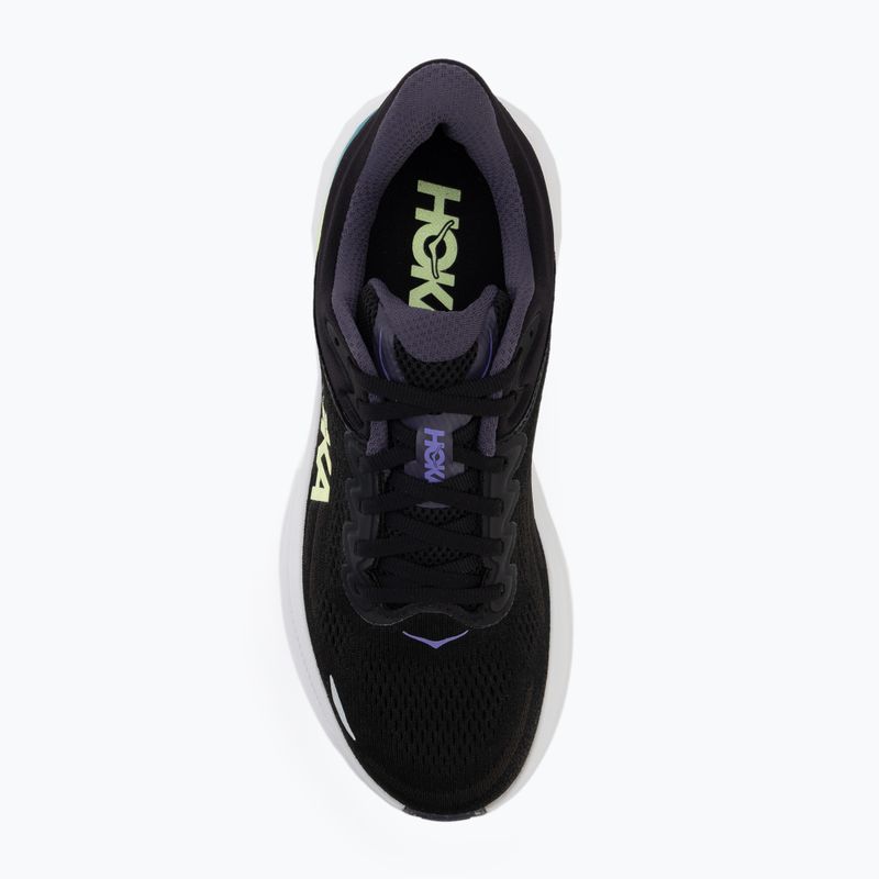 Herren-Laufschuhe HOKA Bondi 9 black/neon yuzu 5