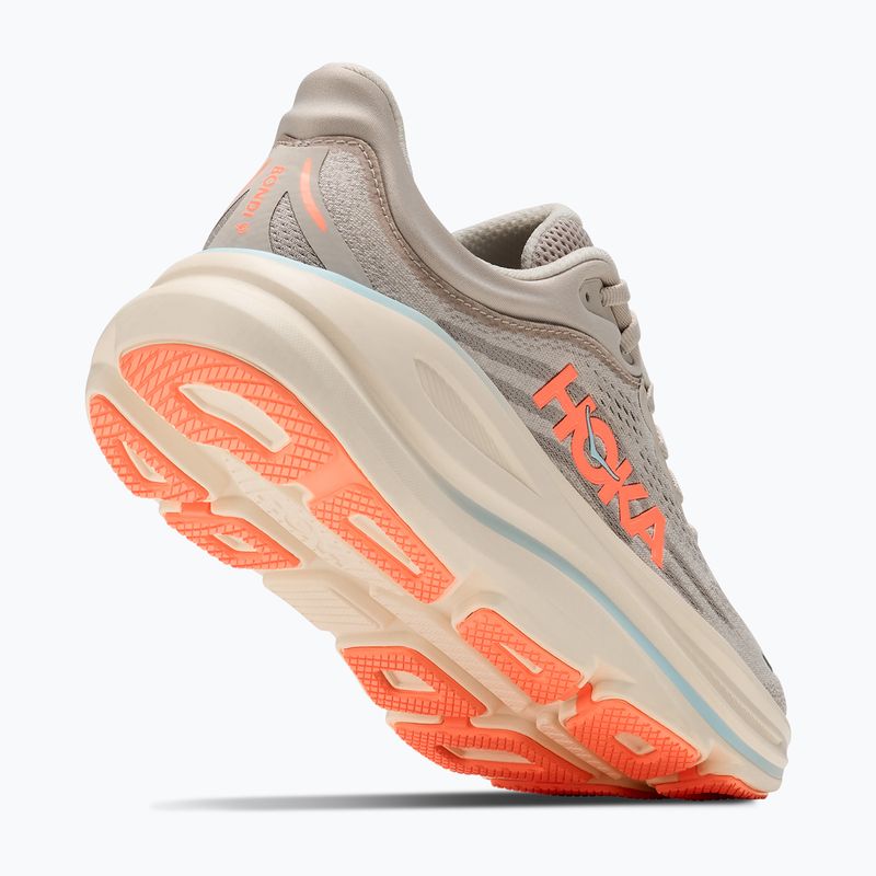 Laufschuhe für Damen HOKA Bondi 9 Wide river rock grey/mineral ore 3