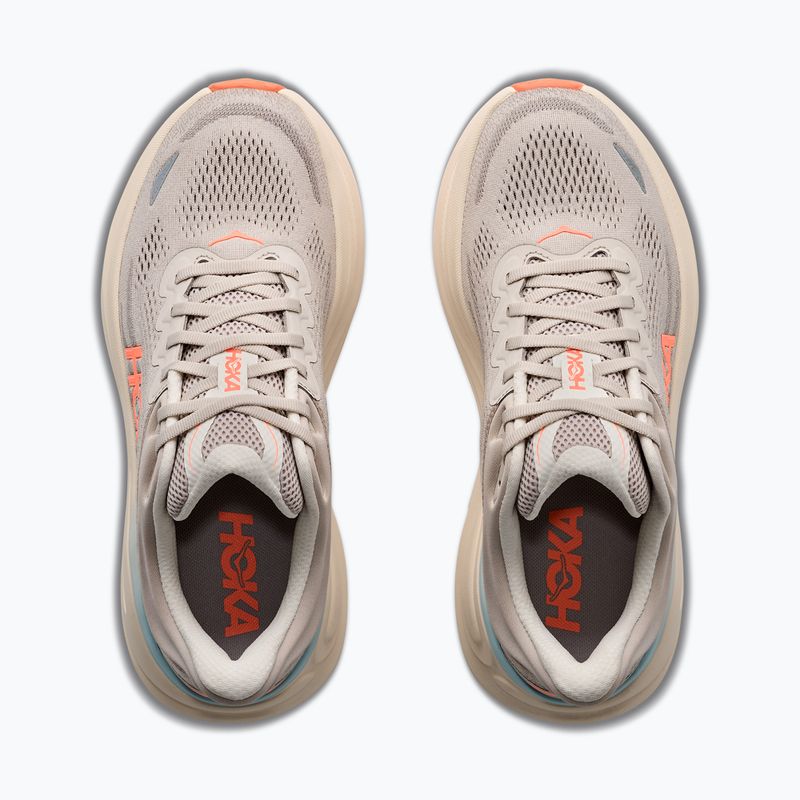 Laufschuhe für Damen HOKA Bondi 9 Wide river rock grey/mineral ore 5