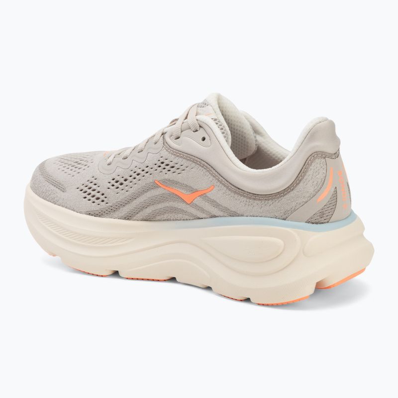 Laufschuhe für Damen HOKA Bondi 9 Wide river rock grey/mineral ore 3