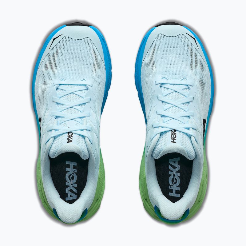 Laufschuhe für Damen HOKA Challenger 8 glimmering blue/tart apple 5