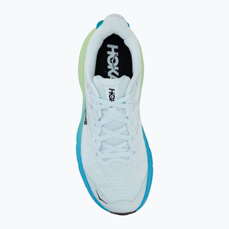 Laufschuhe für Damen HOKA Challenger 8 glimmering blue/tart apple 5