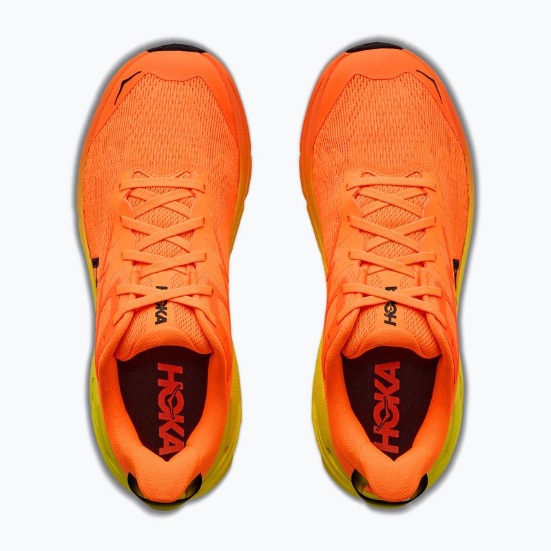Herren-Laufschuhe HOKA Challenger 8 Wide neon tangerine/hoka citrus 5