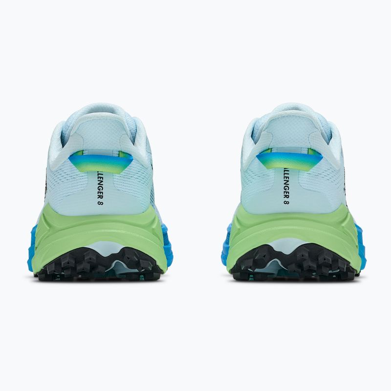Laufschuhe für Damen HOKA Challenger 8 Wide glimmering blue/tart apple 4