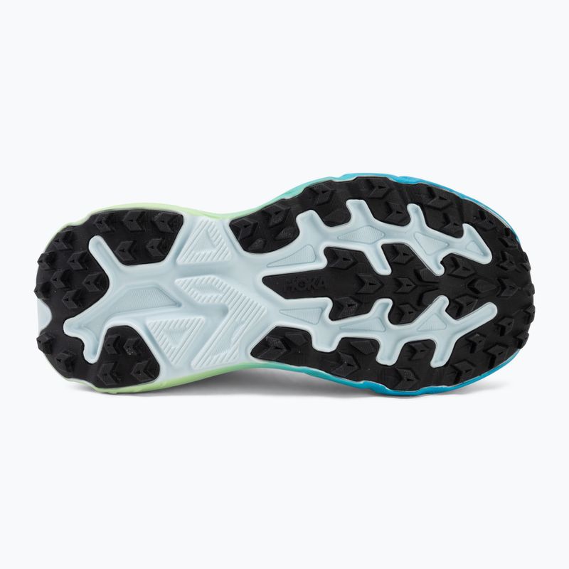 Laufschuhe für Damen HOKA Challenger 8 Wide glimmering blue/tart apple 4