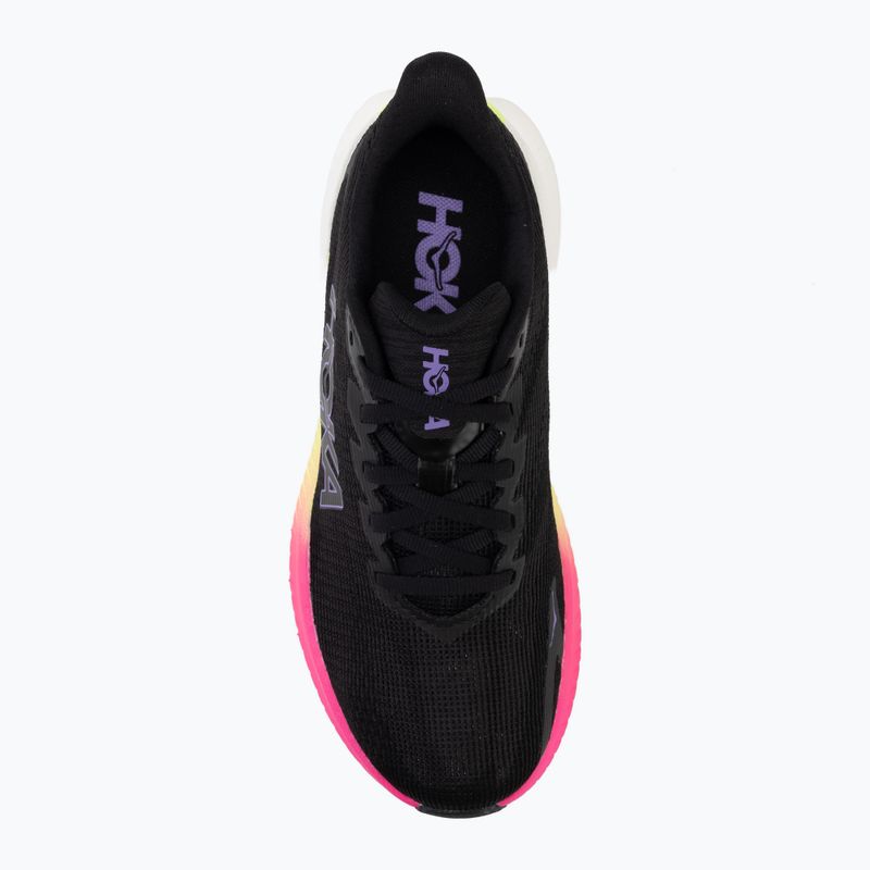 Laufschuhe für Damen HOKA Mach X 3 black/neon nebula 5