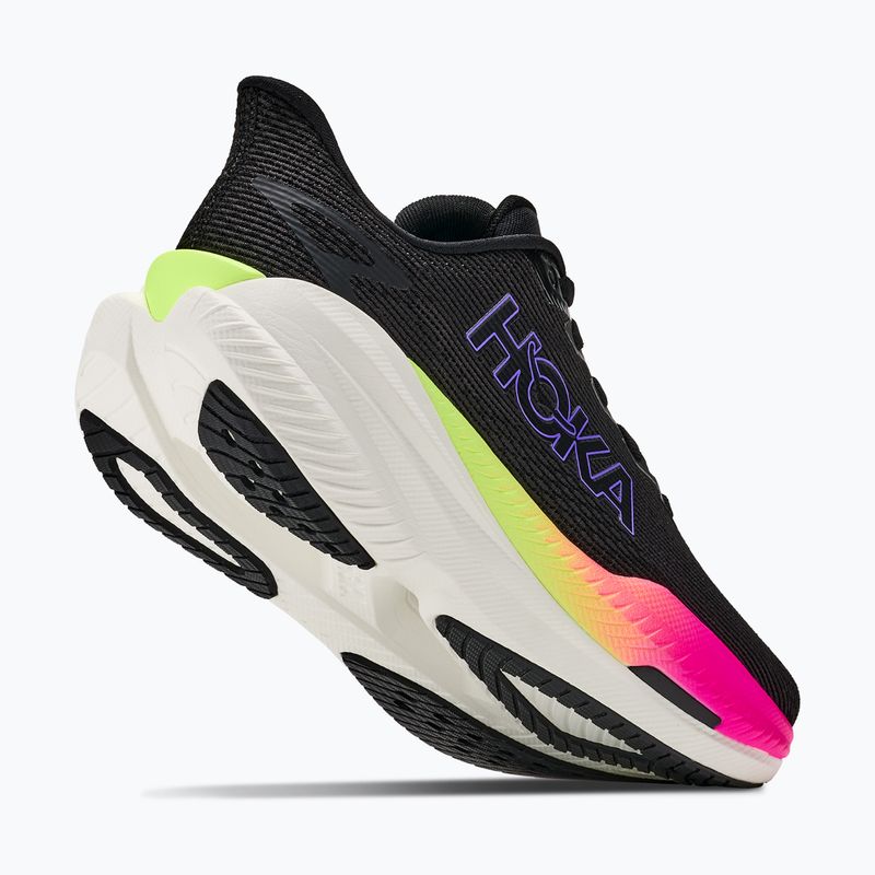 Laufschuhe für Damen HOKA Mach X 3 black/neon nebula 5