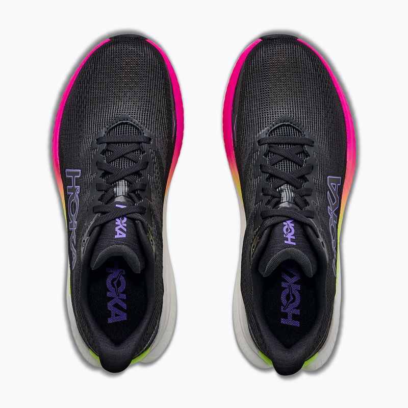 Laufschuhe für Damen HOKA Mach X 3 black/neon nebula 8
