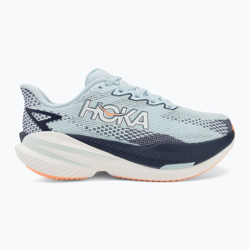 Laufschuhe für Damen HOKA Mach X 3 glimmering blue/varsity navy 2
