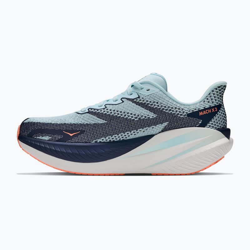 Laufschuhe für Damen HOKA Mach X 3 glimmering blue/varsity navy 3