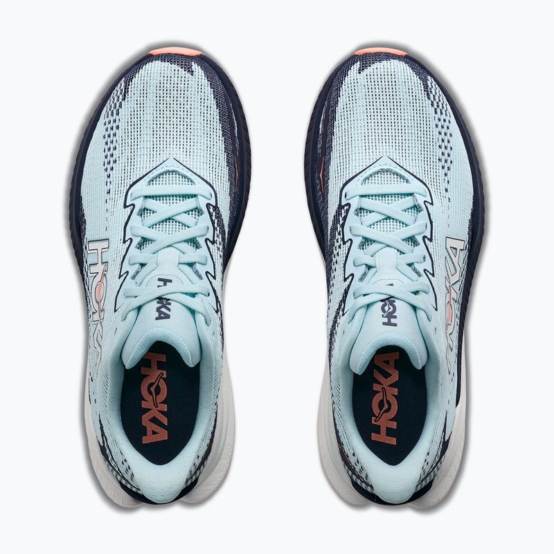Laufschuhe für Damen HOKA Mach X 3 glimmering blue/varsity navy 8