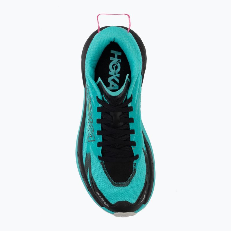 Laufschuhe für Damen HOKA Mafate 5 black/electric aqua 5