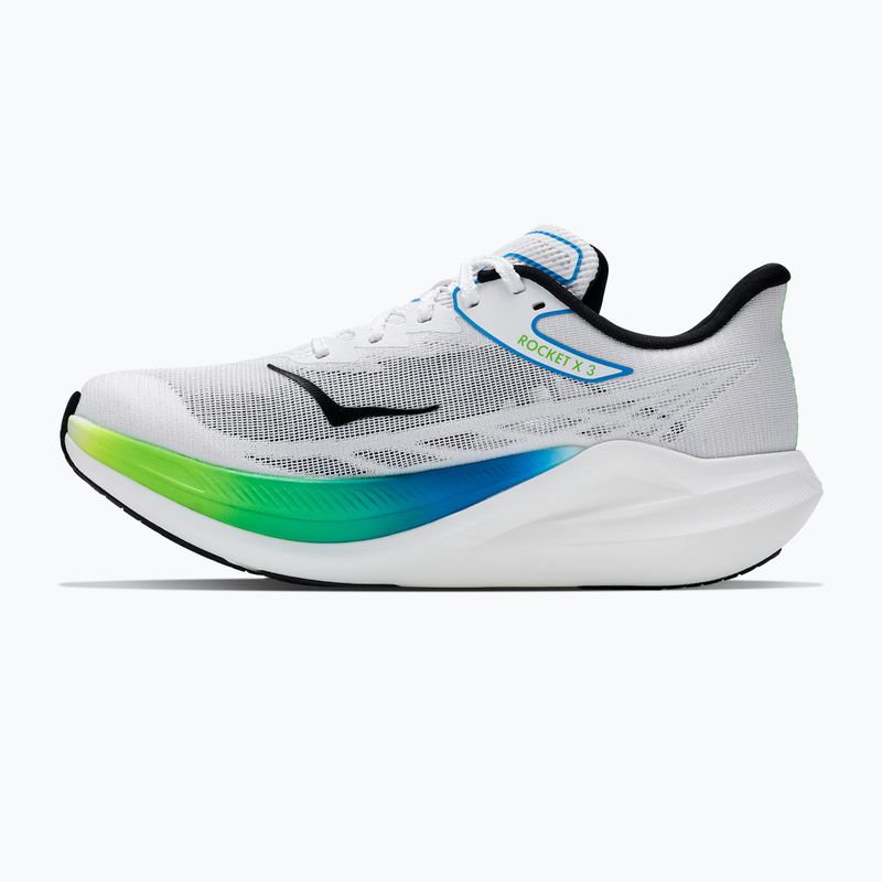 Laufschuhe HOKA Rocket X 3 frost/electric lime 3