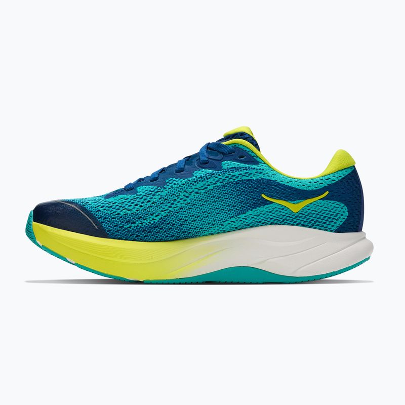 Kinder-Laufschuhe HOKA Rincon 4 electric aqua/neon hoka citrus 3