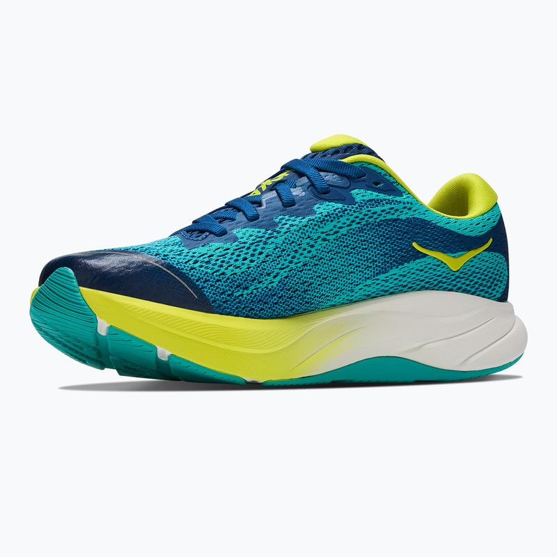 Kinder-Laufschuhe HOKA Rincon 4 electric aqua/neon hoka citrus 4