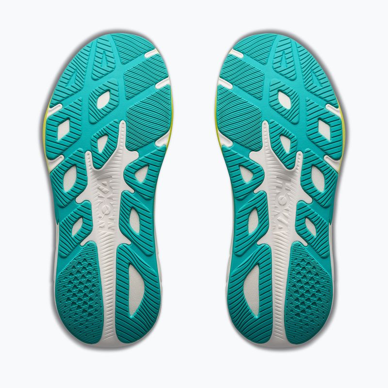 Kinder-Laufschuhe HOKA Rincon 4 electric aqua/neon hoka citrus 7