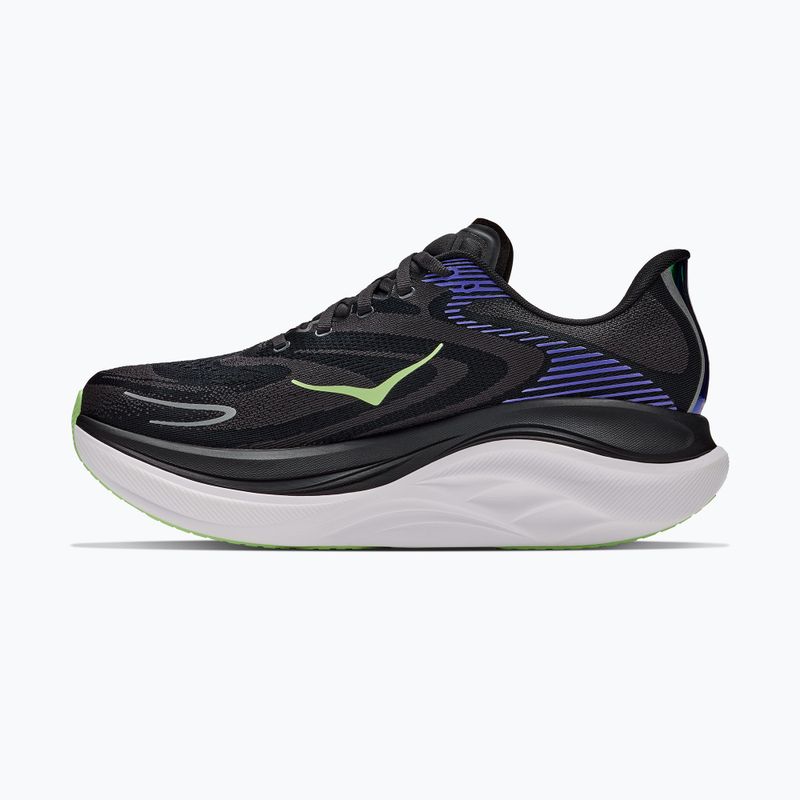 Herren-Laufschuhe HOKA Skyward X 2 carbon black/neon nebula 3