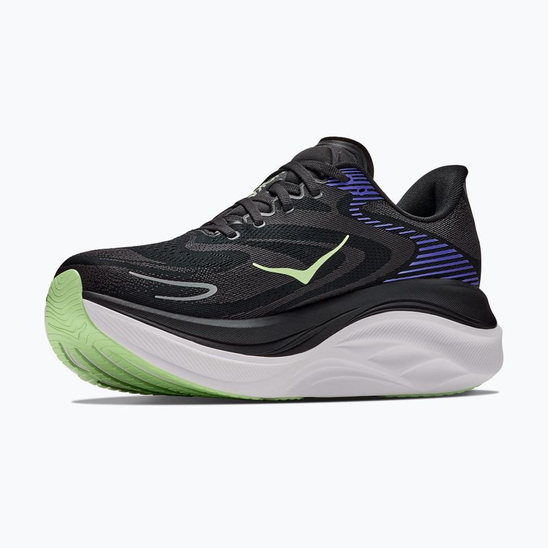 Herren-Laufschuhe HOKA Skyward X 2 carbon black/neon nebula 4