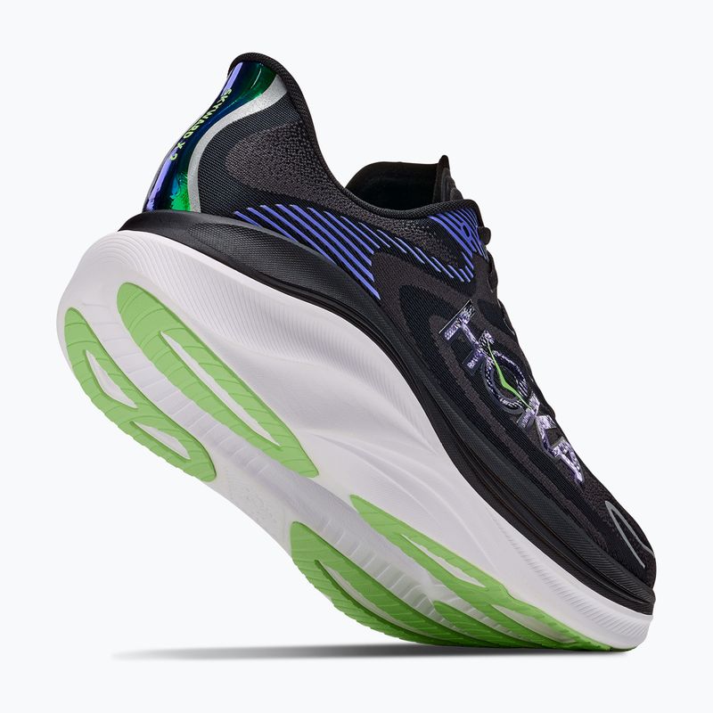Herren-Laufschuhe HOKA Skyward X 2 carbon black/neon nebula 5