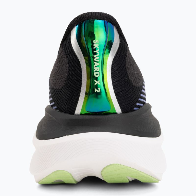 Herren-Laufschuhe HOKA Skyward X 2 carbon black/neon nebula 6