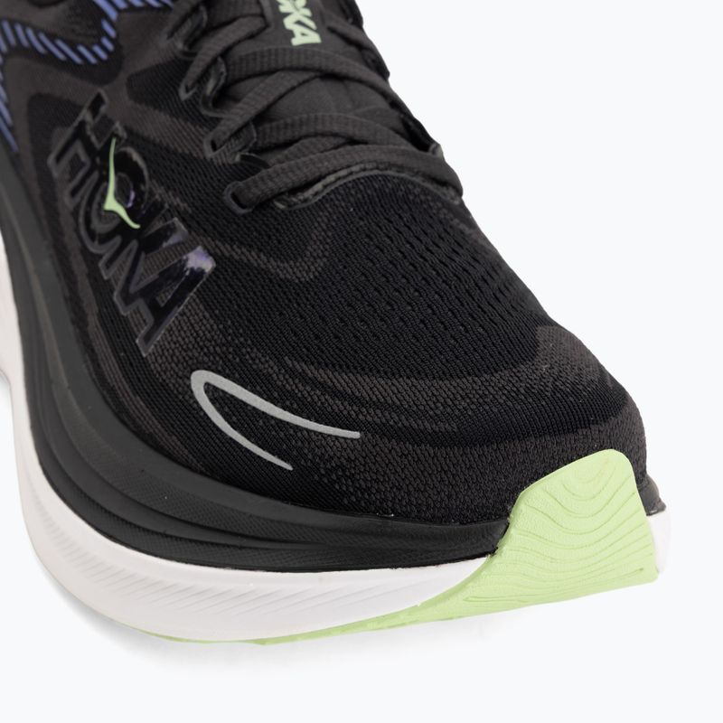 Herren-Laufschuhe HOKA Skyward X 2 carbon black/neon nebula 7