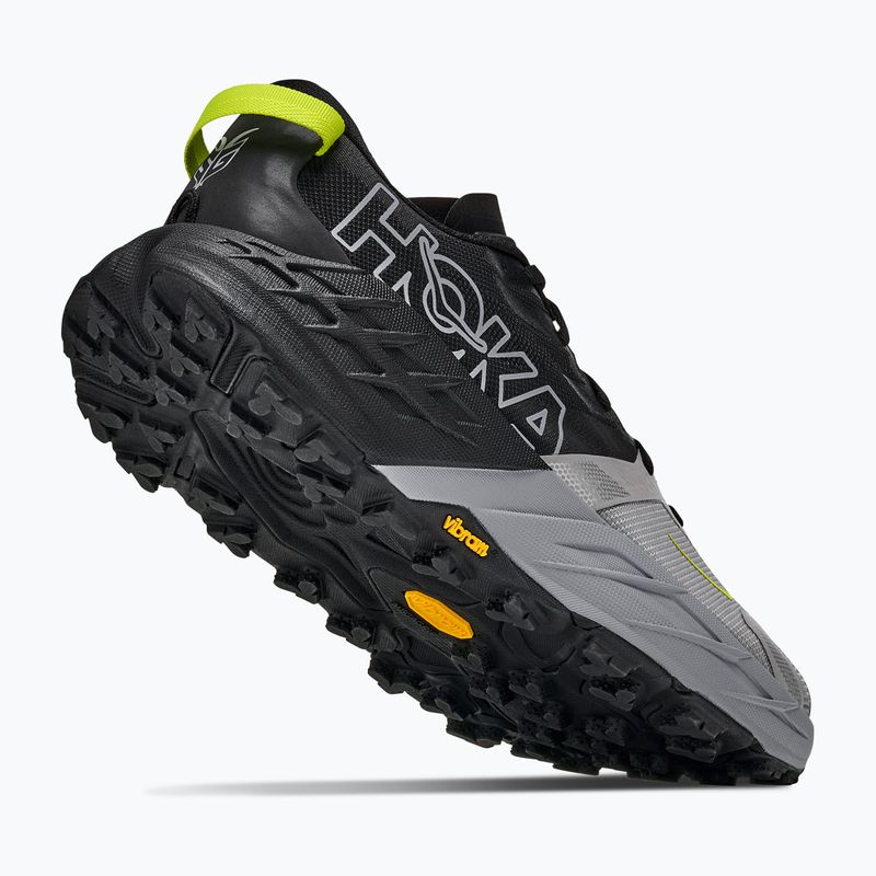 Herren-Laufschuhe HOKA Speedgoat 7 black/stellar grey 5