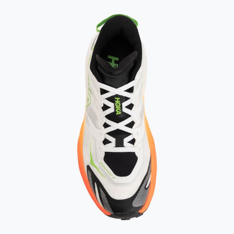 Herren-Laufschuhe HOKA Speedgoat 7 frost/neon tangerine 5