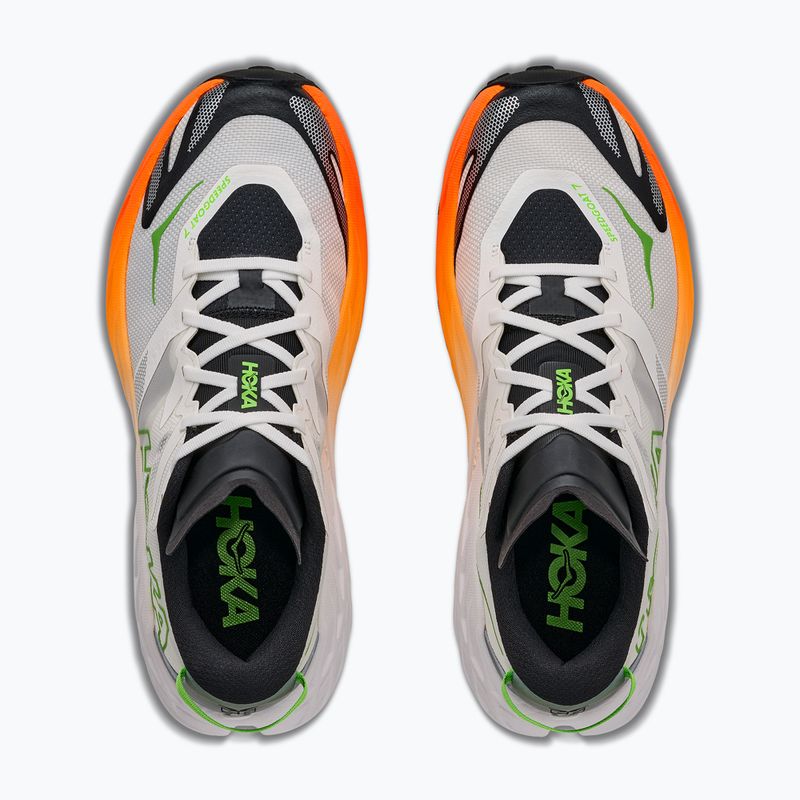 Herren-Laufschuhe HOKA Speedgoat 7 frost/neon tangerine 8