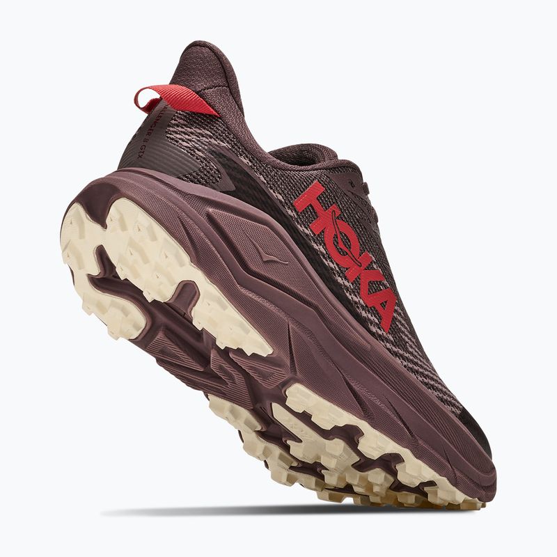 Laufschuhe für Damen HOKA Challenger 8 GTX black/varsity burgundy 3