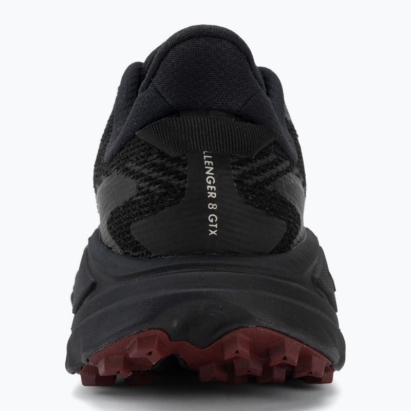 Laufschuhe für Damen HOKA Challenger 8 GTX black/varsity burgundy 6