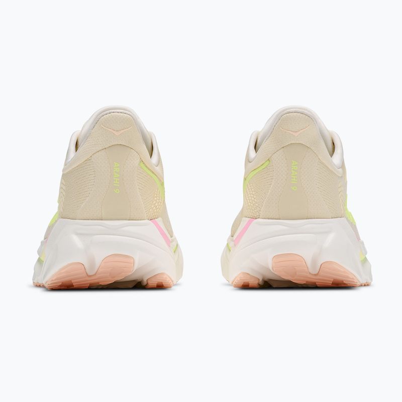 Laufschuhe für Damen HOKA Arahi 9 vintage yellow/alabaster 4