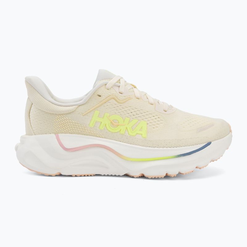 Laufschuhe für Damen HOKA Arahi 9 vintage yellow/alabaster 2