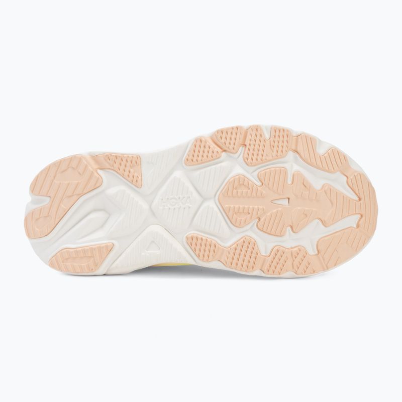 Laufschuhe für Damen HOKA Arahi 9 vintage yellow/alabaster 4