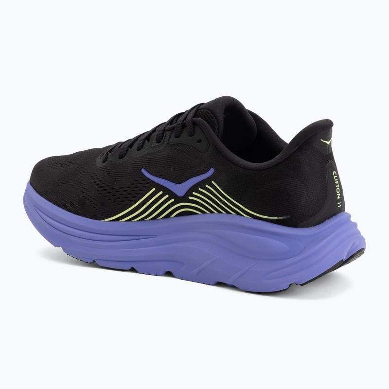 Herren-Laufschuhe Hoka Clifton 11 black/neon yuzu 3