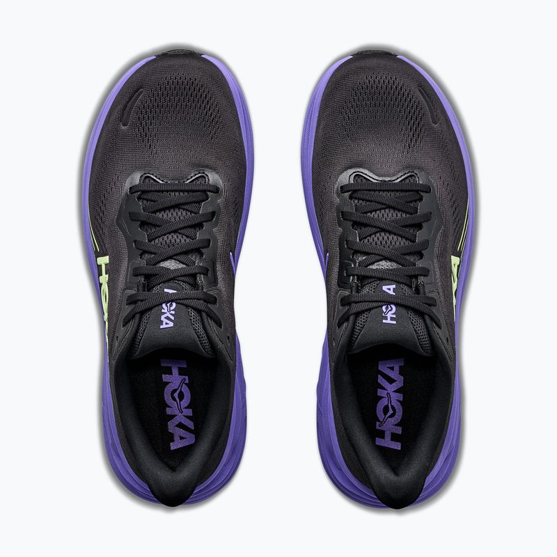Herren-Laufschuhe Hoka Clifton 11 black/neon yuzu 5