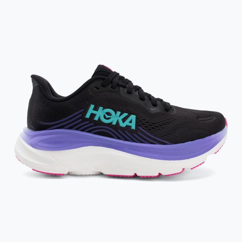 Laufschuhe für Damen Hoka Clifton 11 black/neon nebula 2