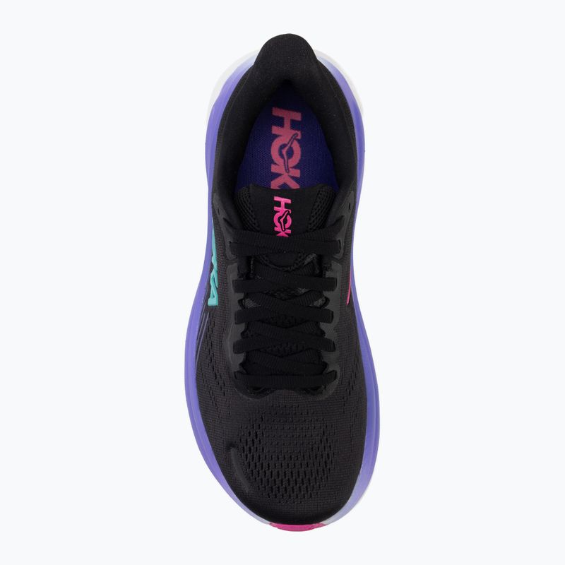 Laufschuhe für Damen Hoka Clifton 11 black/neon nebula 5