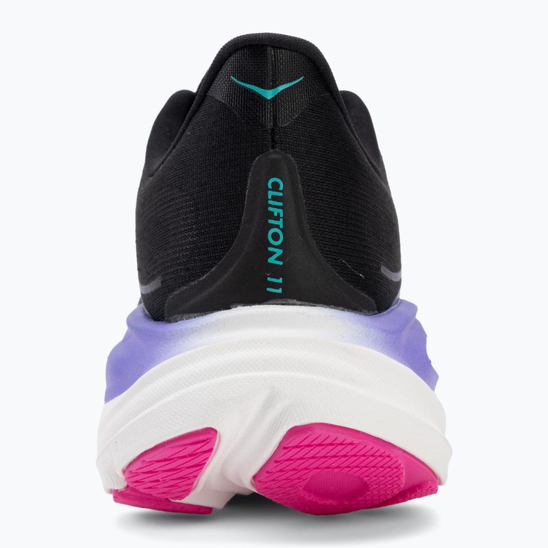 Laufschuhe für Damen Hoka Clifton 11 black/neon nebula 6